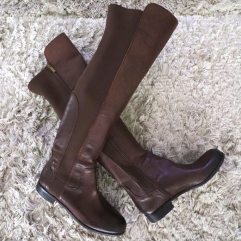 *NEW* Franco Sarto Leather Knee High Boot Size 7.5